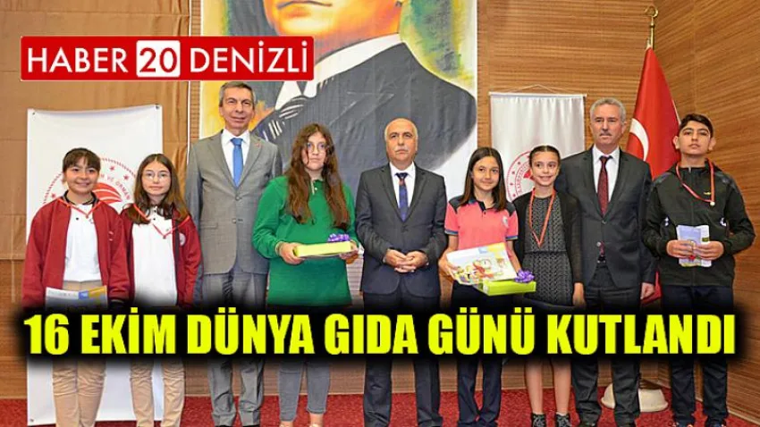16 Ekim Dünya Gıda Günü Kutlandı