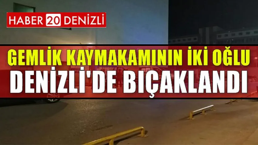 Gemlik Kaymakamının İki Oğlu Denizli'de Bıçaklandı