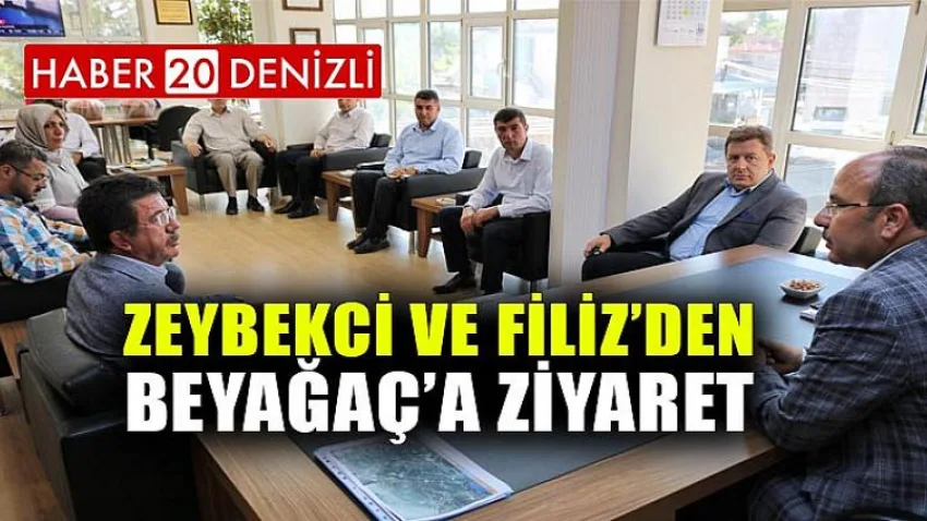 Zeybekci ve Filiz’den Beyağaç’a Ziyaret