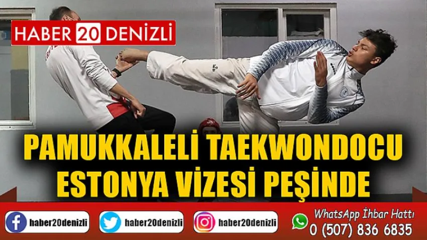 Pamukkaleli Taekwondocu, Estonya vizesi peşinde