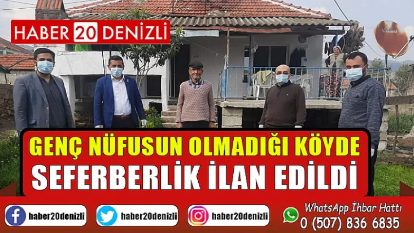 Genç nüfusun kalmadığı köyde ihtiyar heyeti seferberlik ilan etti