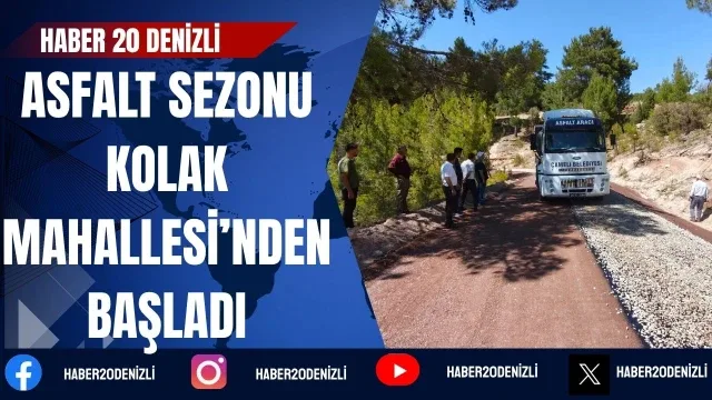 Çameli’nde 2026 asfalt sezonu Kolak Mahallesi’nden başladı
