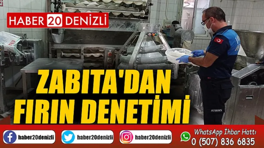 Zabıta'dan Fırın Denetimi