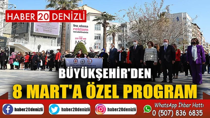 Büyükşehir'den 8 Mart'a özel program