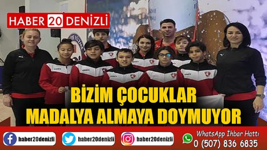 Bizim Çocuklar madalya almaya doymuyor