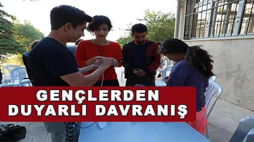 Gençlerden Duyarlı Davranış