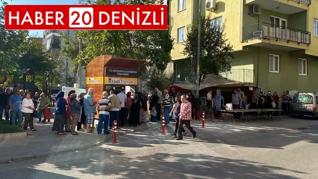 Denizli’de halk ekmek satışlarına vatandaşlardan yoğun ilgi
