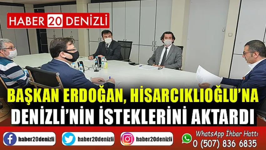 Başkan Erdoğan, Hisarcıklıoğlu’na Denizli’nin İsteklerini Aktardı