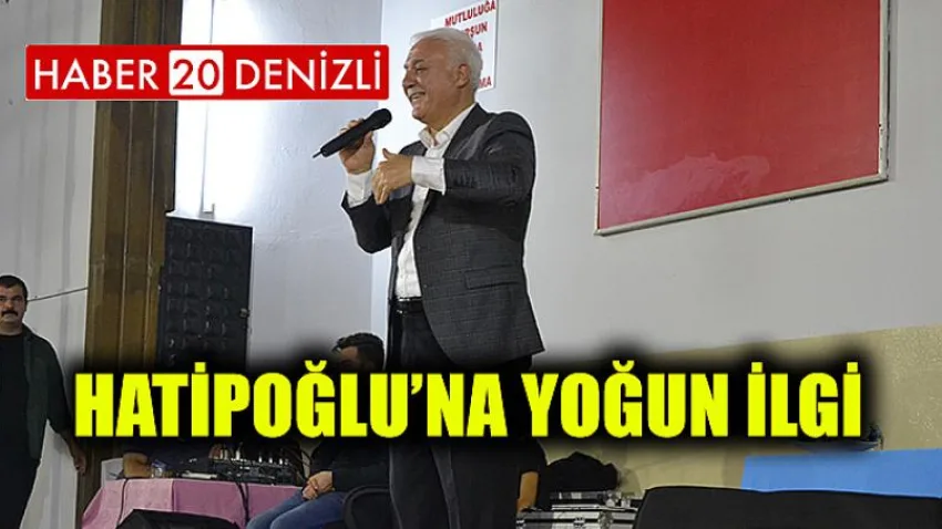 Hatipoğlu’na yoğun ilgi