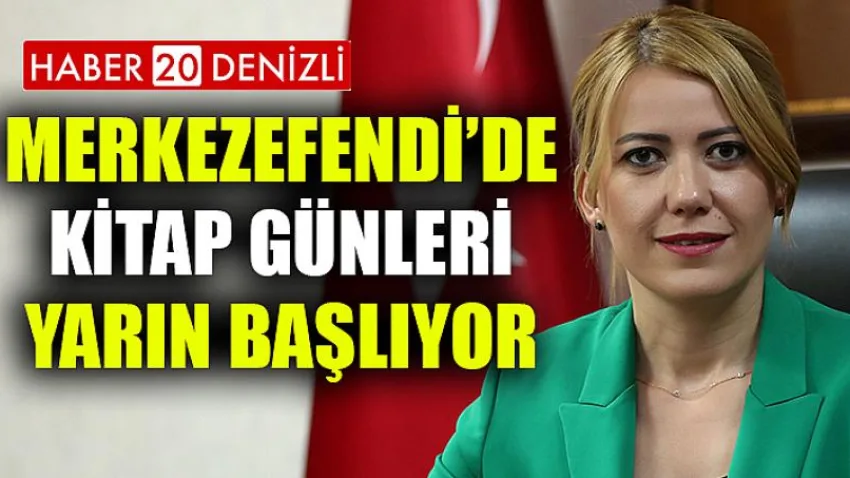 Merkezefendi’de Kitap Günleri Yarın Başlıyor