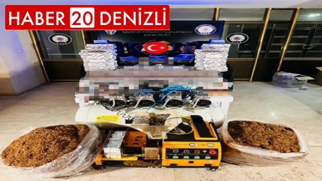 Denizli’de kaçakçılık operasyonunda binlerce ürün ele geçirildi