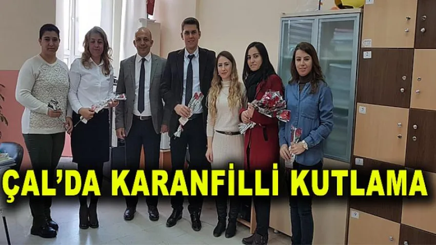 Çal’da Karanfilli Kutlama