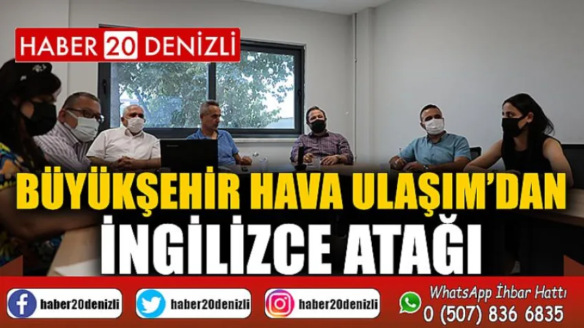 Büyükşehir Hava Ulaşım’dan İngilizce atağı