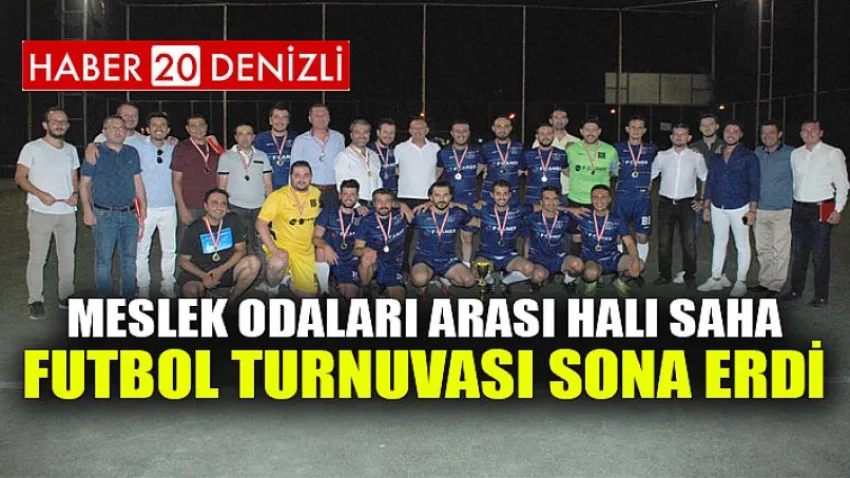 Meslek Odaları Arası Halı Saha Futbol Turnuvası Sona Erdi
