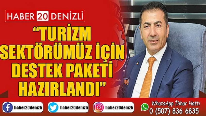 Turizm Sektörümüz için Destek Paketi Hazırlandı