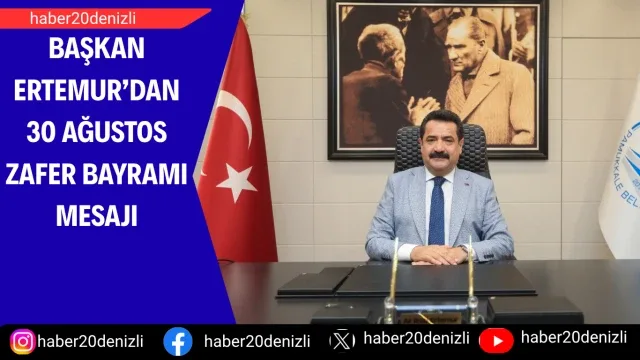 Başkan Ertemur’dan 30 Ağustos Zafer Bayramı Mesajı