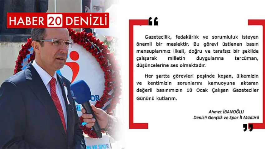 Gazetecilik, fedakârlık ve sorumluluk isteyen zor şartlarda yapılan önemli bir meslektir