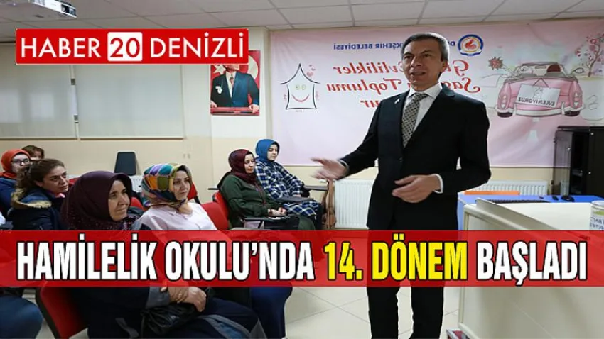 Hamilelik Okulu’nda 14. Dönem başladı