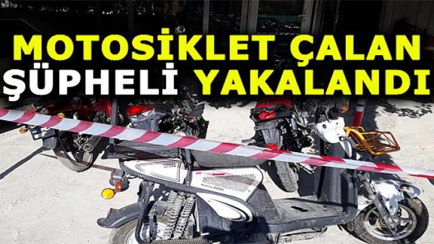 Motosiklet Çalan Şüpheli Yakalandı