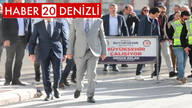 Başkan Zolan, Sarayköy’de üstyapı çalışmalarını inceledi