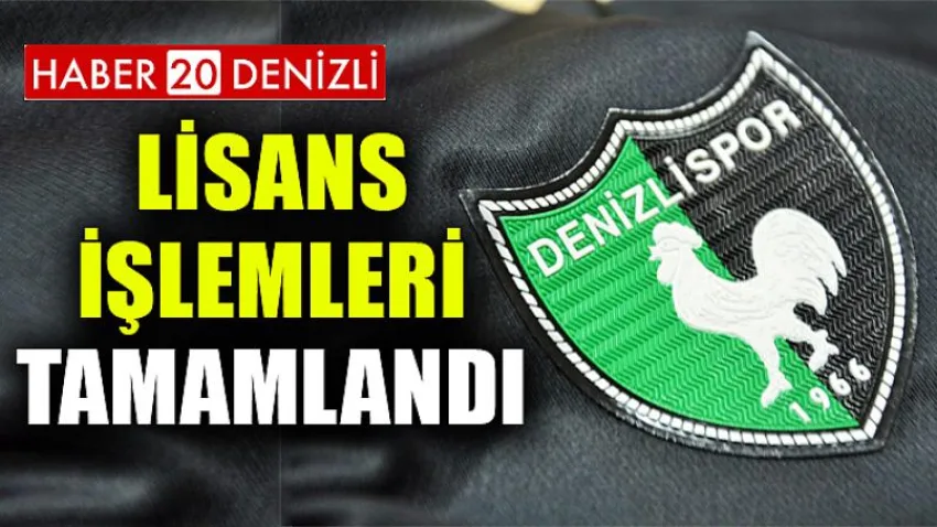 Lisans İşlemleri Tamamlandı