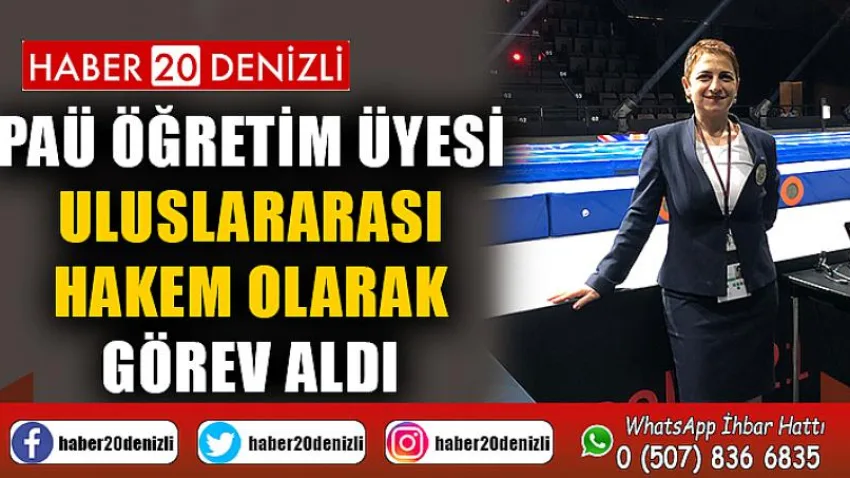 PAÜ Öğretim Üyesi Uluslararası Hakem Olarak Görev Aldı