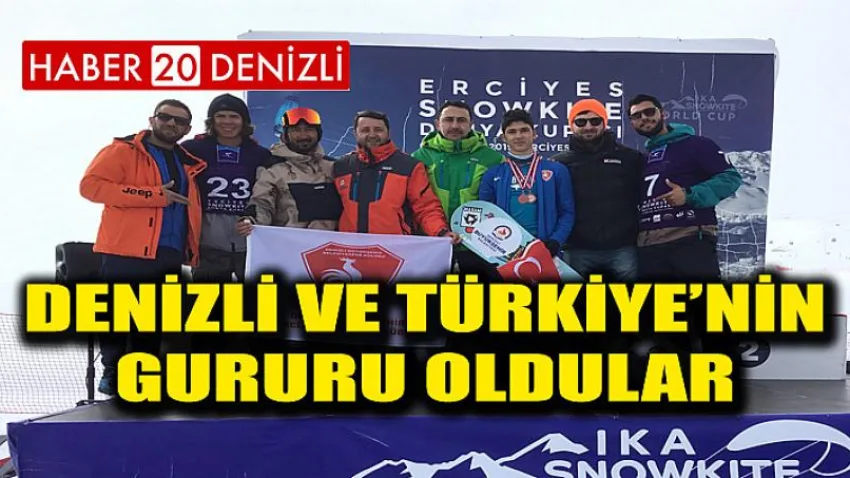 Denizli ve Türkiye’nin gururu oldular