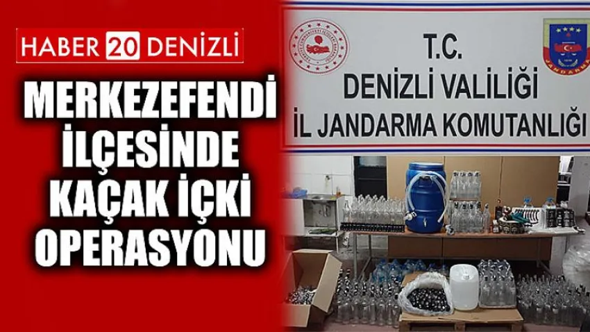 Merkezefendi İlçesinde Kaçak İçki Operasyonu