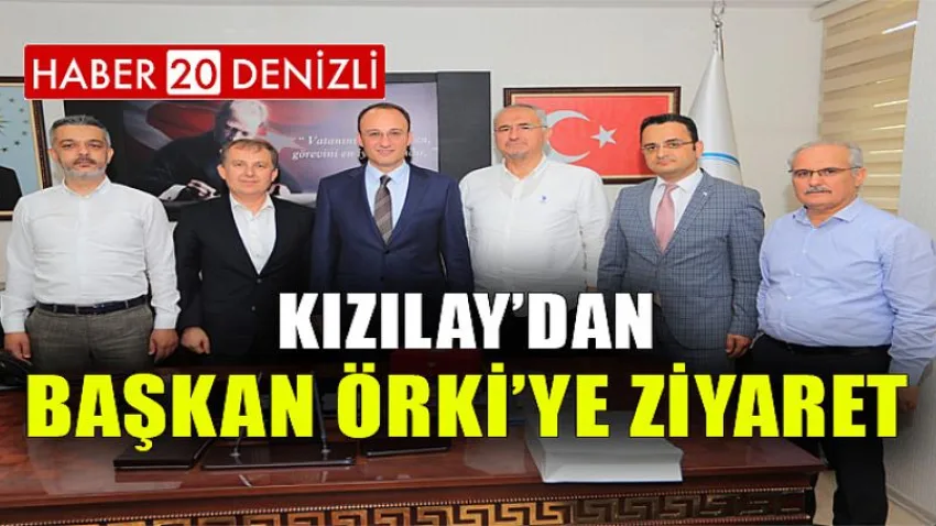 Kızılay’dan Başkan Örki’ye Ziyaret