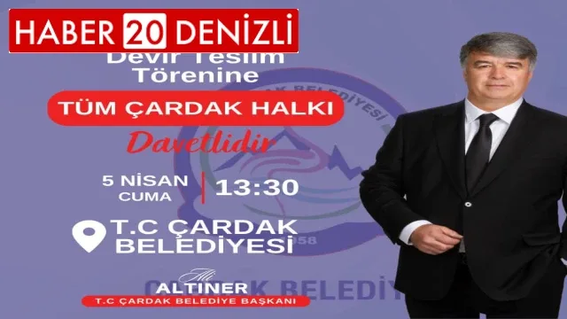 Başkan Altıer'den devir teslim törenine davet