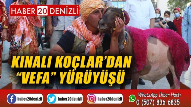 Kınalı Koçlar’dan “Vefa” Yürüyüşü