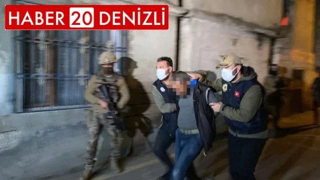 Denizli’de terör operasyonunda 1 kişi tutuklandı