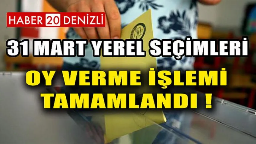 Oy Verme İşlemi Tamamlandı
