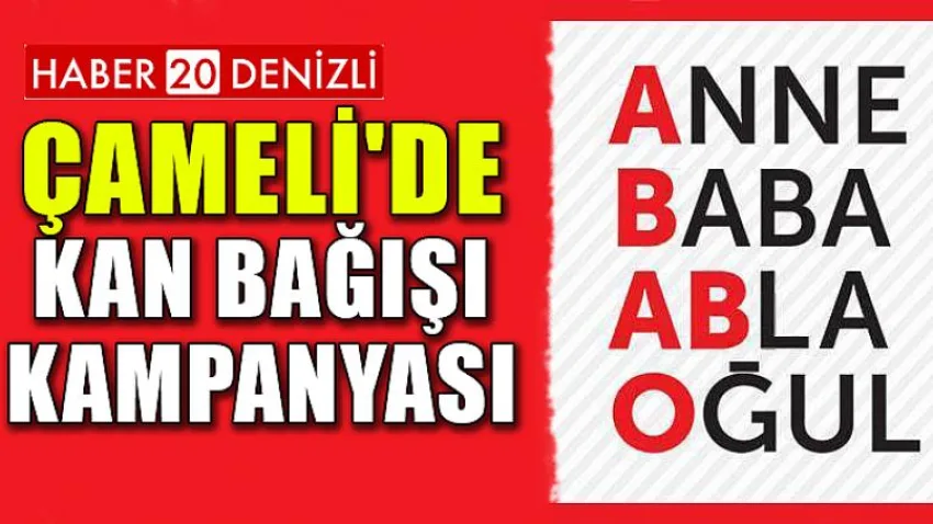 Çameli'de Kan Bağışı Kampanyası