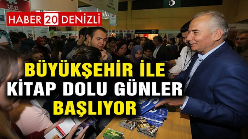 Büyükşehir ile Kitap Dolu Günler Başlıyor
