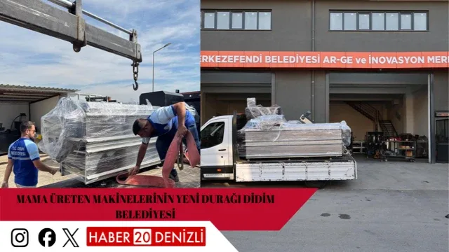 Mama Üreten Makinelerinin Yeni Durağı Didim Belediyesi