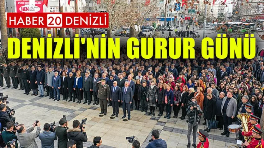 Büyük Önder Atatürk'ün Denizli'ye gelişinin 89. yılı anıldı