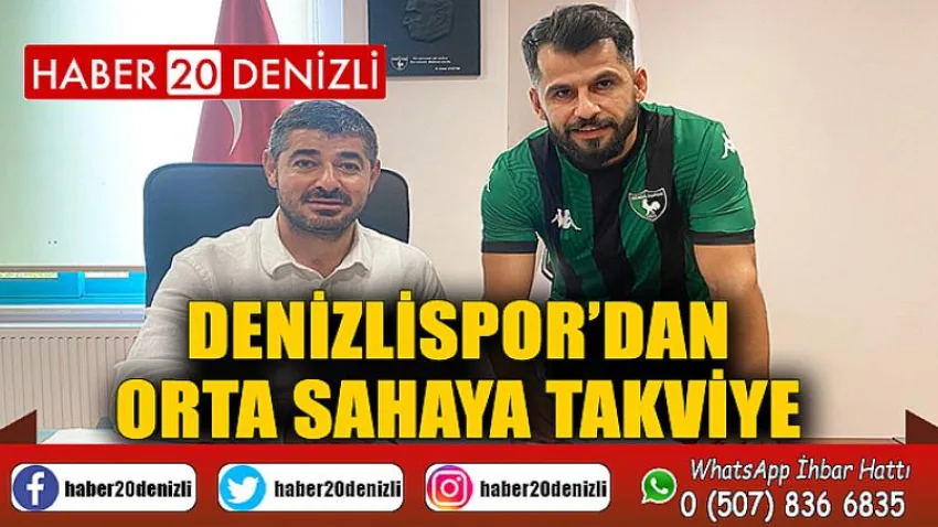 Denizlispor’dan orta sahaya takviye