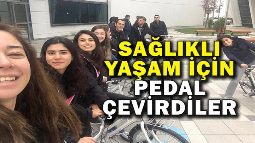 Sağlıklı Yaşam İçin Pedal Çevirdiler