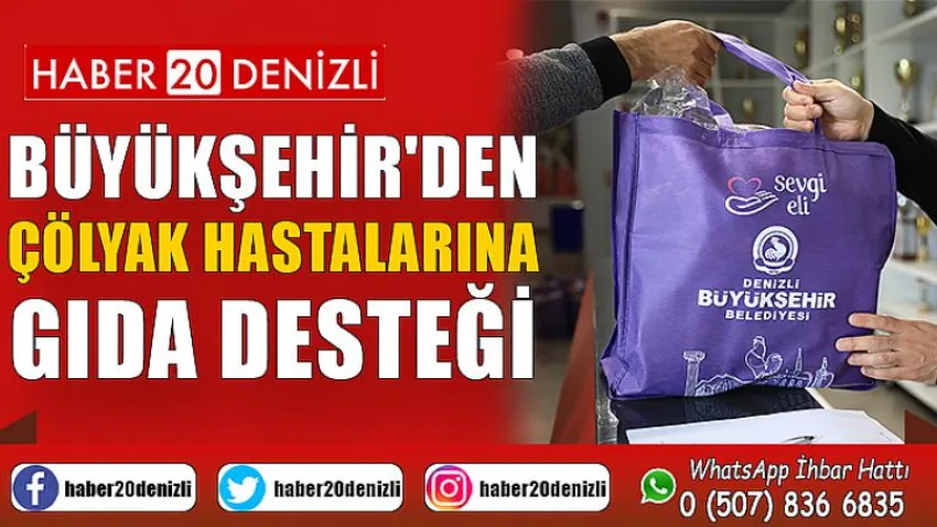 Büyükşehir'den çölyak hastalarına gıda desteği