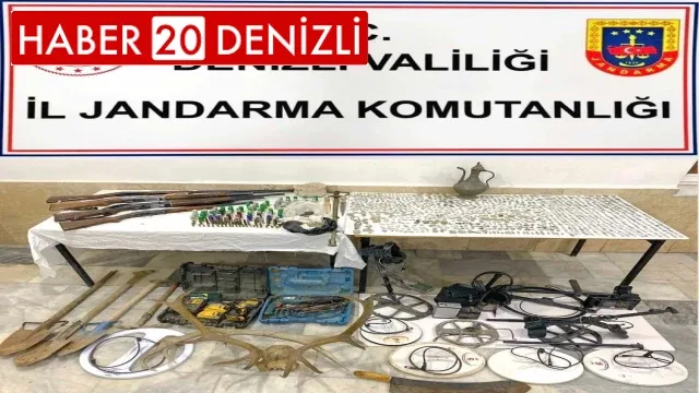 Tarihi eser kaçakçıları jandarma operasyonunda yakalandı