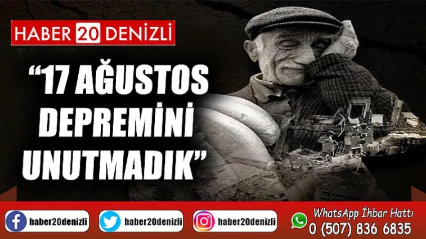 Başkan Yılmaz: 17 Ağustos Depremini Unutmadık
