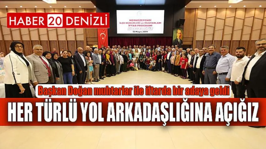 Her Türlü Yol Arkadaşlığına Açığız