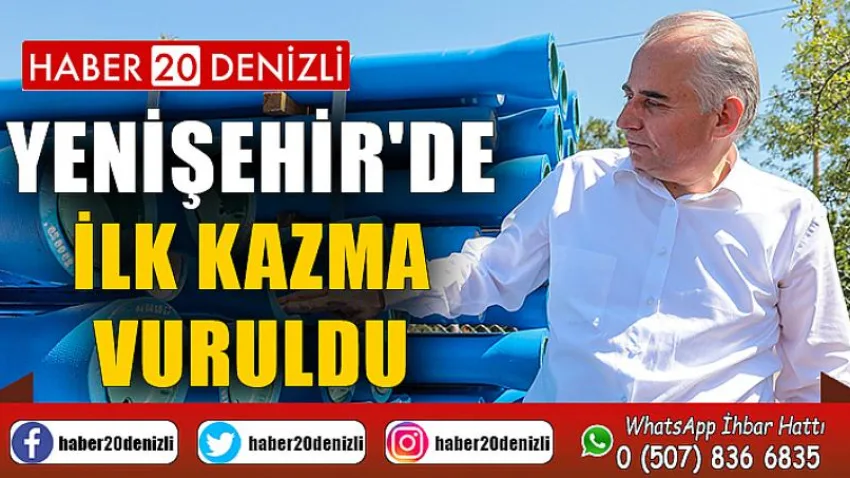 Yenişehir'de ilk kazma vuruldu