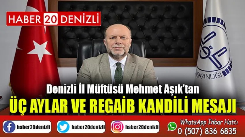 Üç Aylar ve Regaib Kandili Mesajı