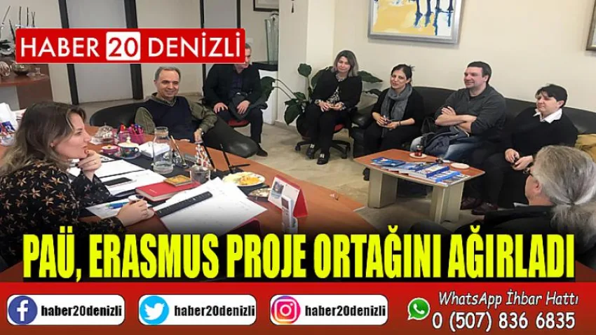 PAÜ, Erasmus Proje Ortağını Ağırladı