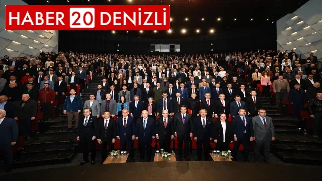 Hazine ve Maliye Bakanı Mehmet Şimşek Denizli iş dünyasıyla bir araya geldi