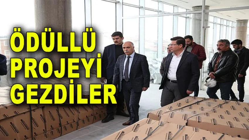 Ödüllü Projeyi Gezdiler