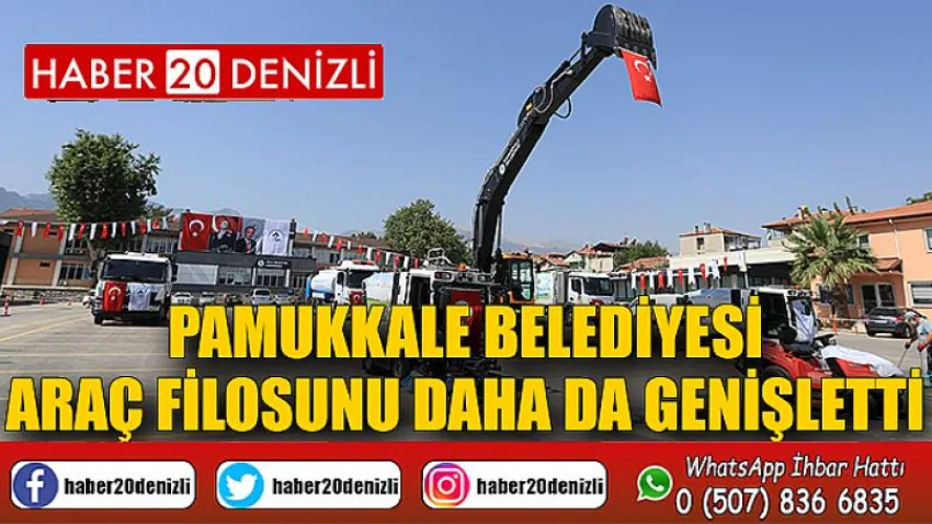 Pamukkale Belediyesi Araç Filosunu Daha da Genişletti