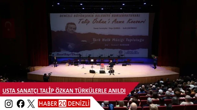 Usta sanatçı Talip Özkan türkülerle anıldı